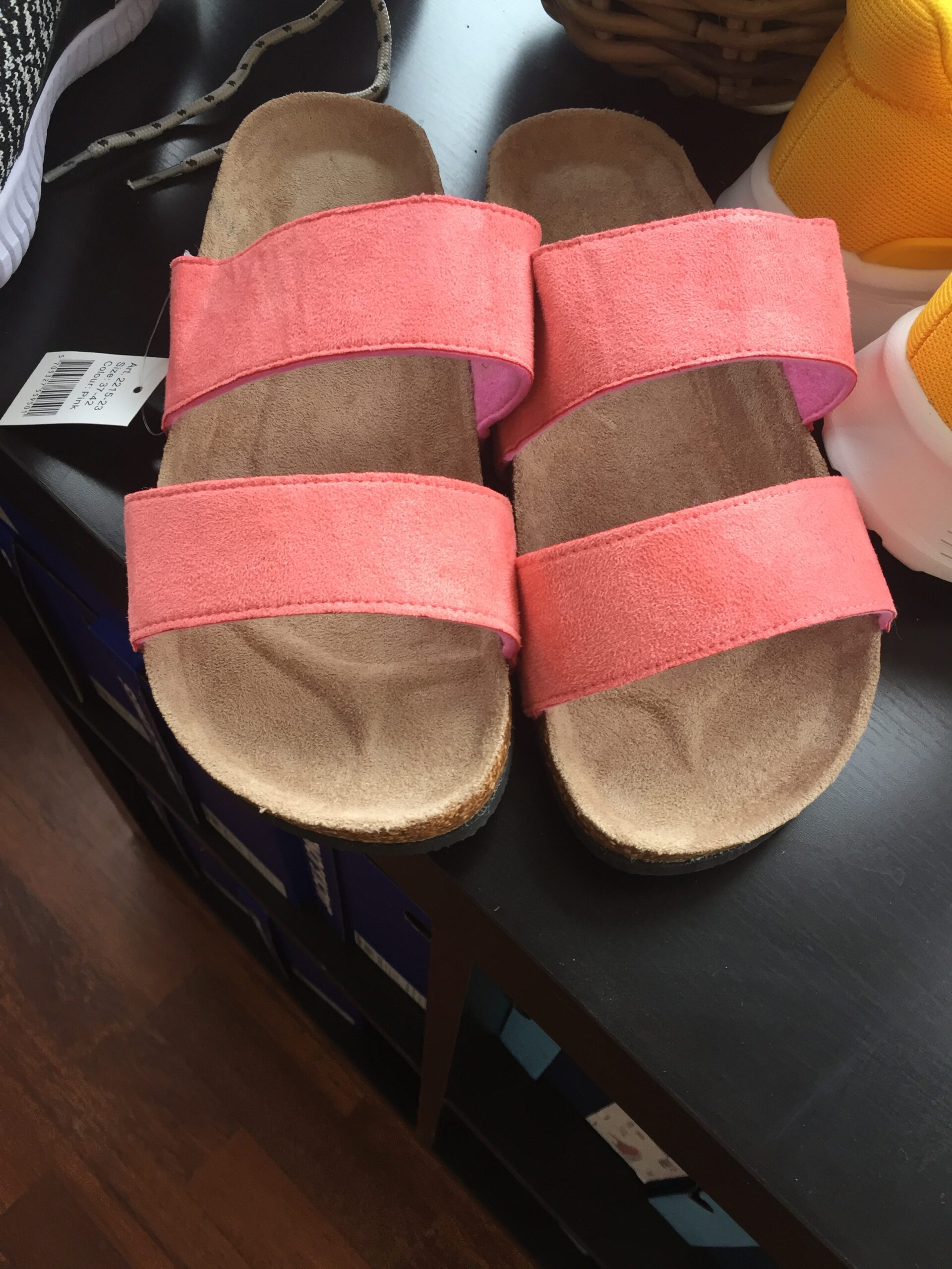 Smarte orange/pink bio sandaler – nu – HS-Shoppen